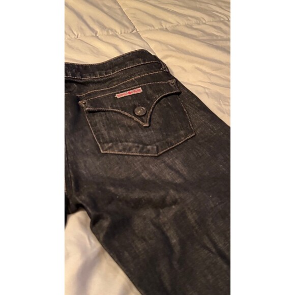 SOLD Vintage Hudson Y2K Low Rise Carly Flap Straight Jeans 26 - Picture 3 of 11